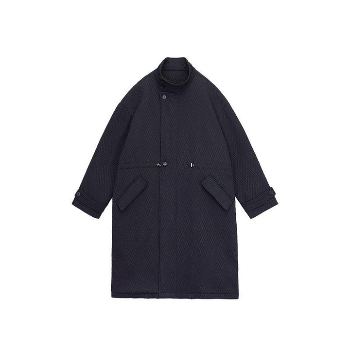 Drawstring Long Coat