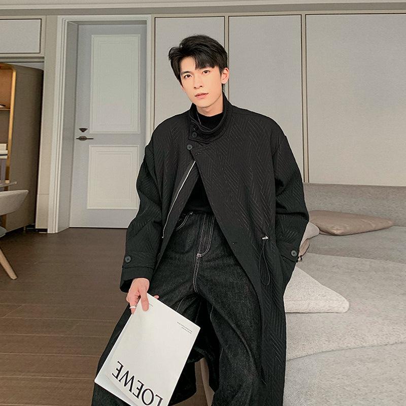 Drawstring Long Coat