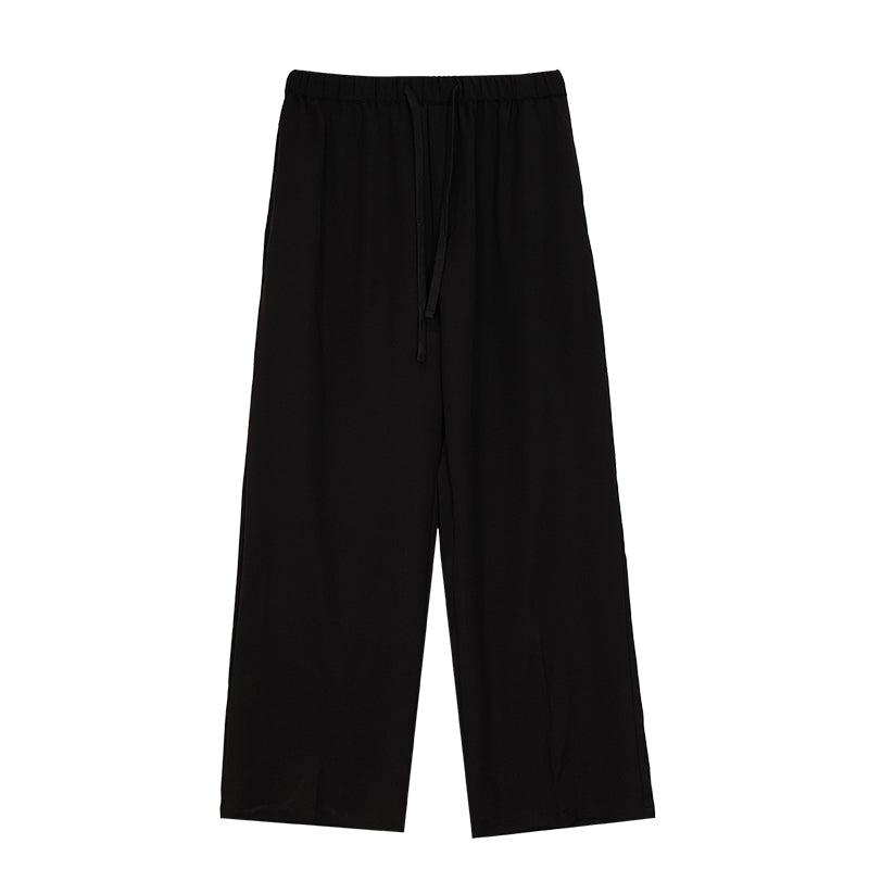 Drawstring Wide Leg Pants