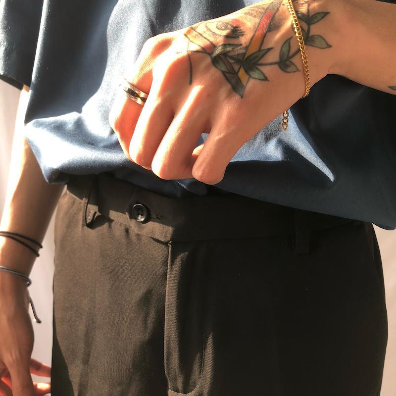 Elastic Band Suit Shorts