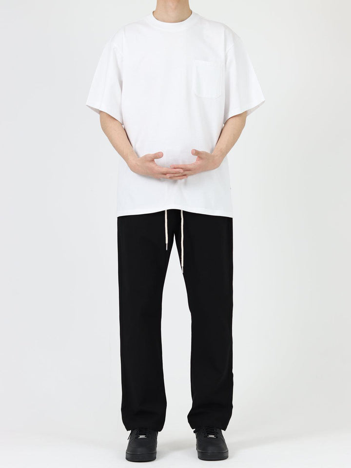 Elastic Drawstring Chino Pants