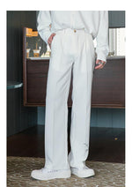 Elastic Embroidered Casual Long Pants