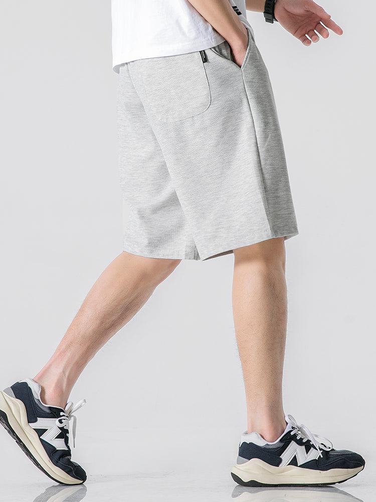 Elastic Lettres Print Sports Short