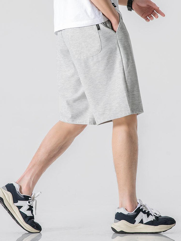 Elastic Lettres Print Sports Short