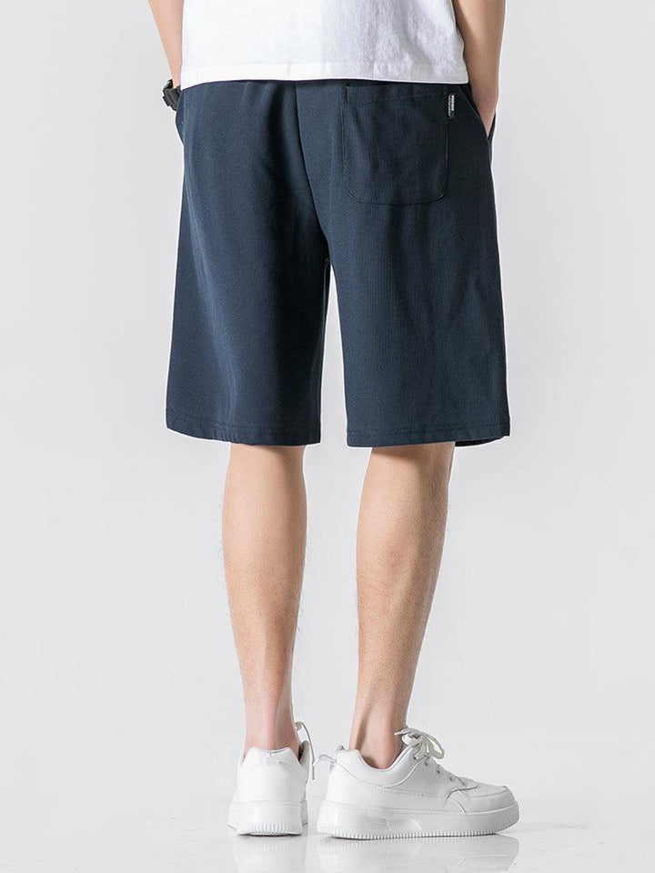 Elastic Lettres Print Sports Short