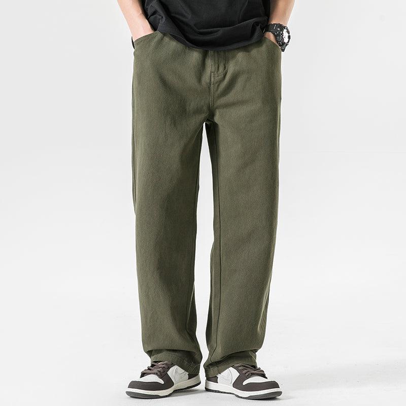 Elastic Straight Fit Jeans