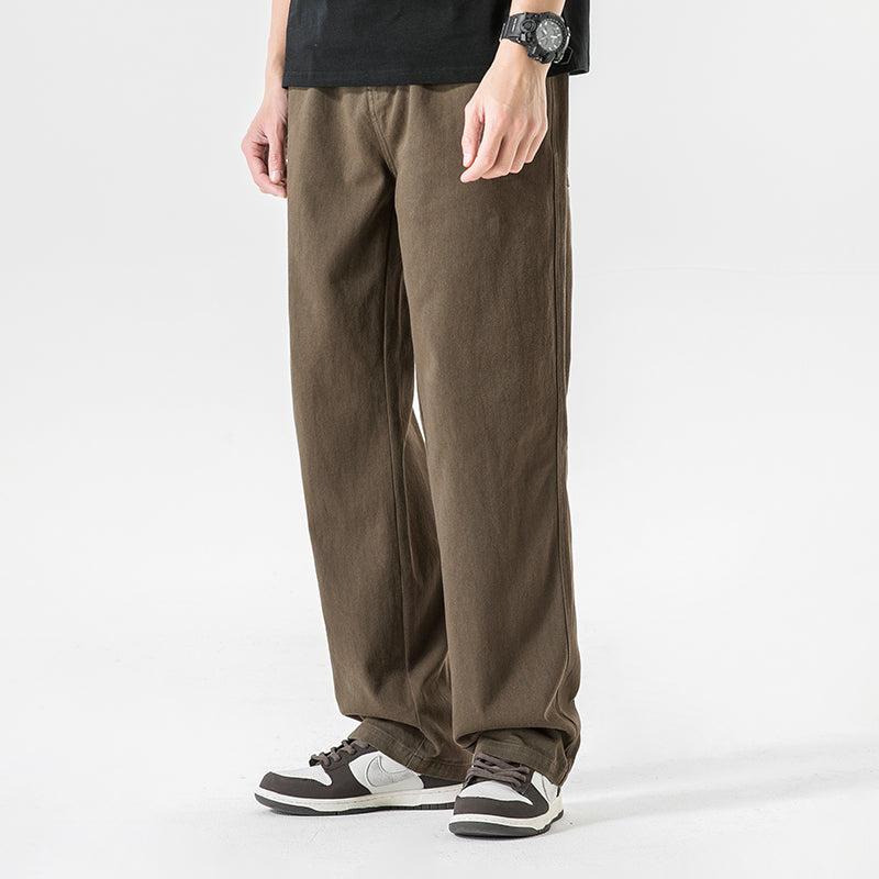 Elastic Straight Fit Jeans