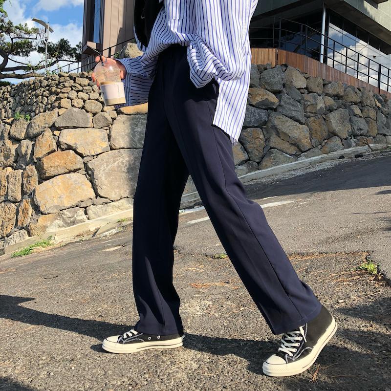 Elastic Suit Pants
