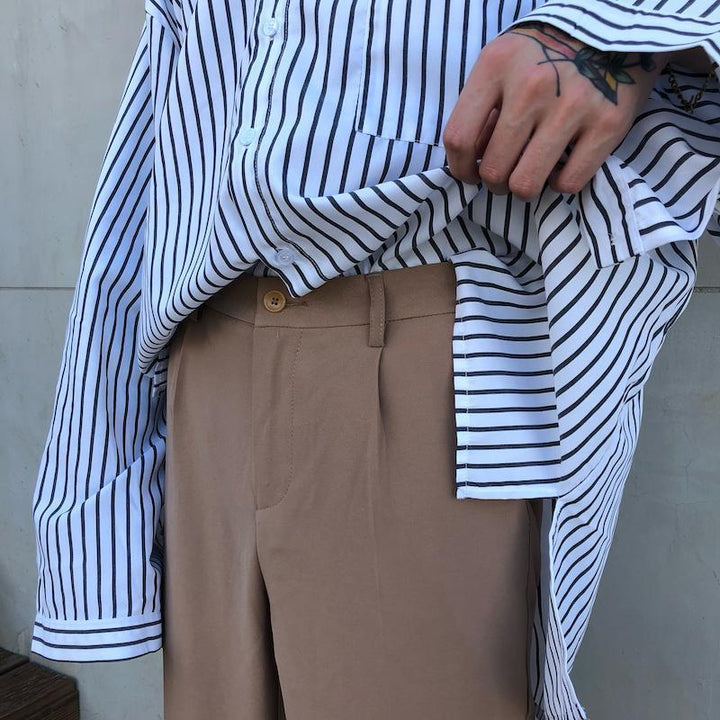 Elastic Suit Pants