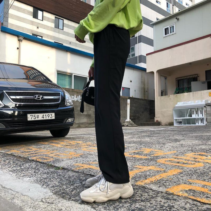 Elastic Suit Pants