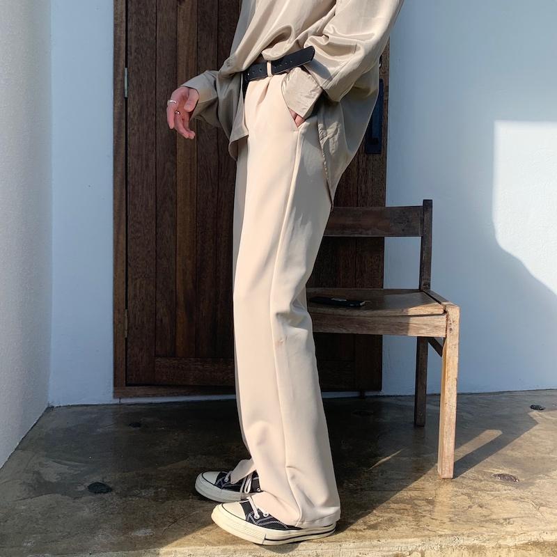 Elastic Waist Drape Trousers