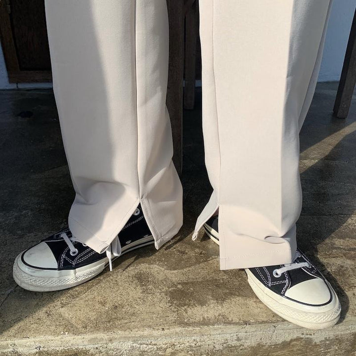 Elastic Waist Drape Trousers