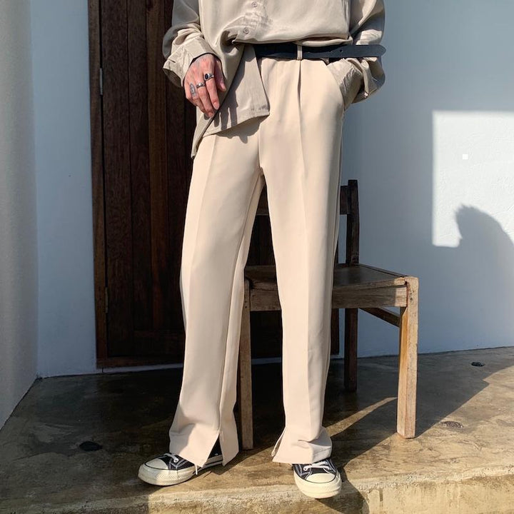 Elastic Waist Drape Trousers