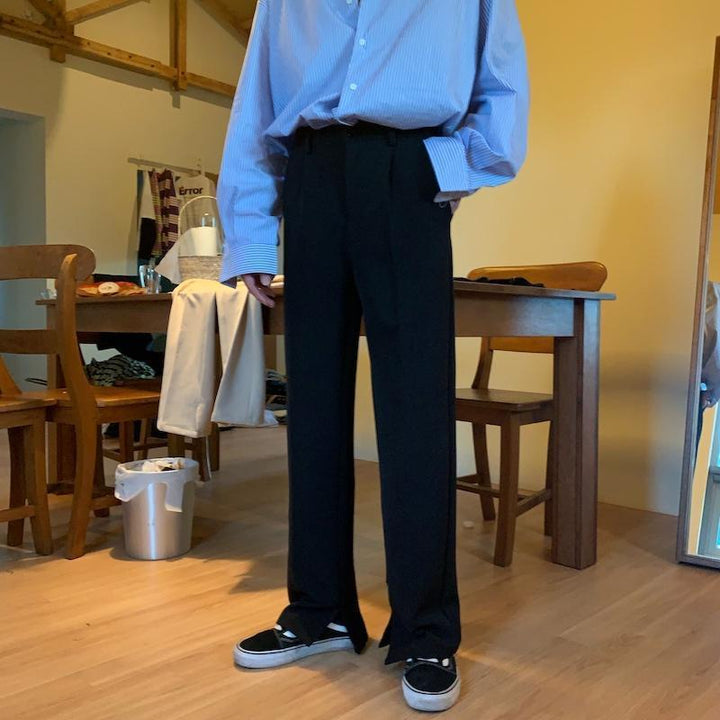 Elastic Waist Drape Trousers