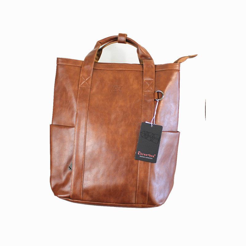 Faux Leather Backpack Handbag