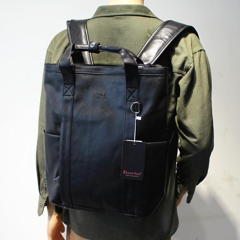 Faux Leather Backpack Handbag