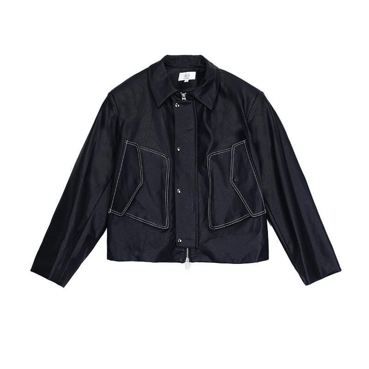 Faux Leather Biker Jacket