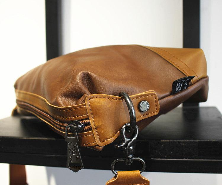 Faux Leather Crossbody Bag
