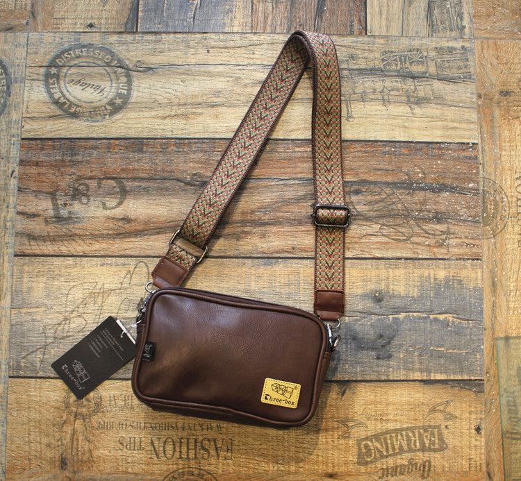 Faux Leather Crossbody Bag