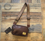 Faux Leather Crossbody Bag