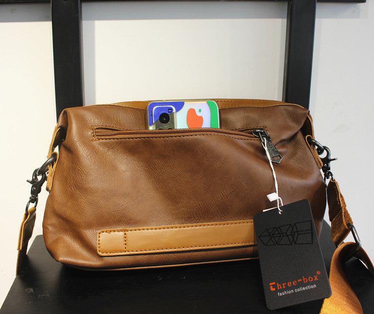 Faux Leather Crossbody Bag