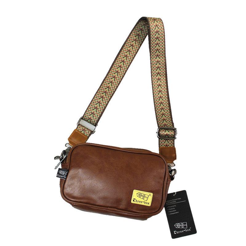 Faux Leather Crossbody Bag