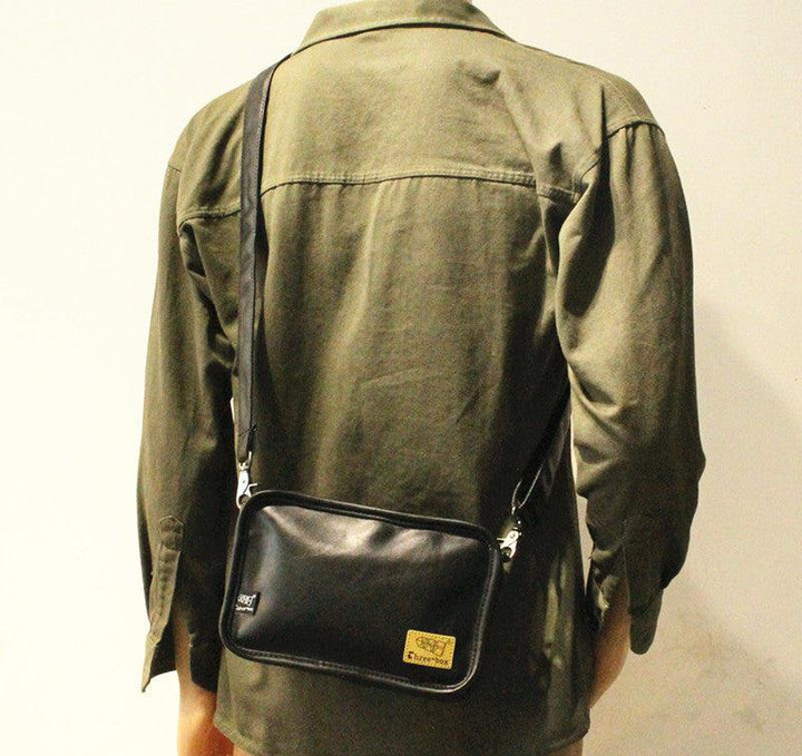 Faux Leather Crossbody Bag