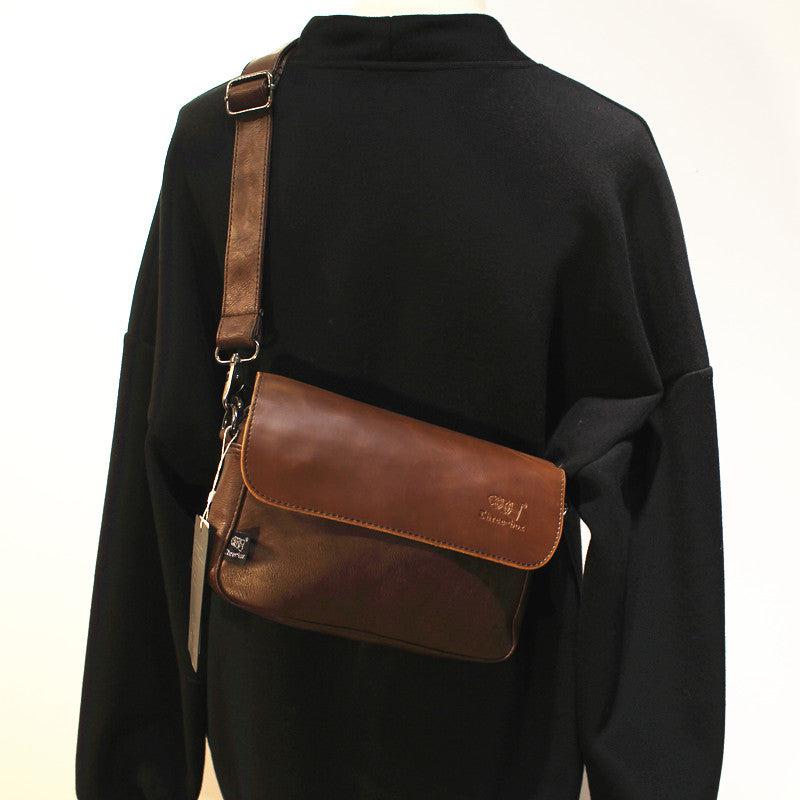 Faux Leather Crossbody Bag