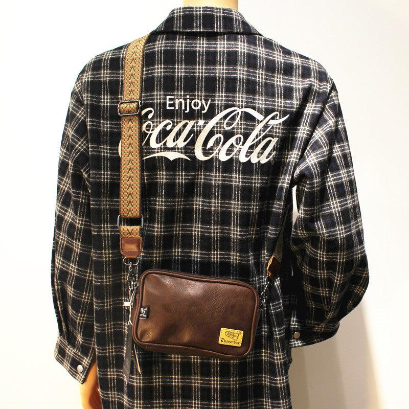 Faux Leather Crossbody Bag