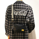 Faux Leather Crossbody Bag