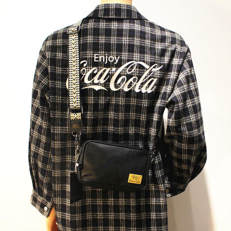 Faux Leather Crossbody Bag