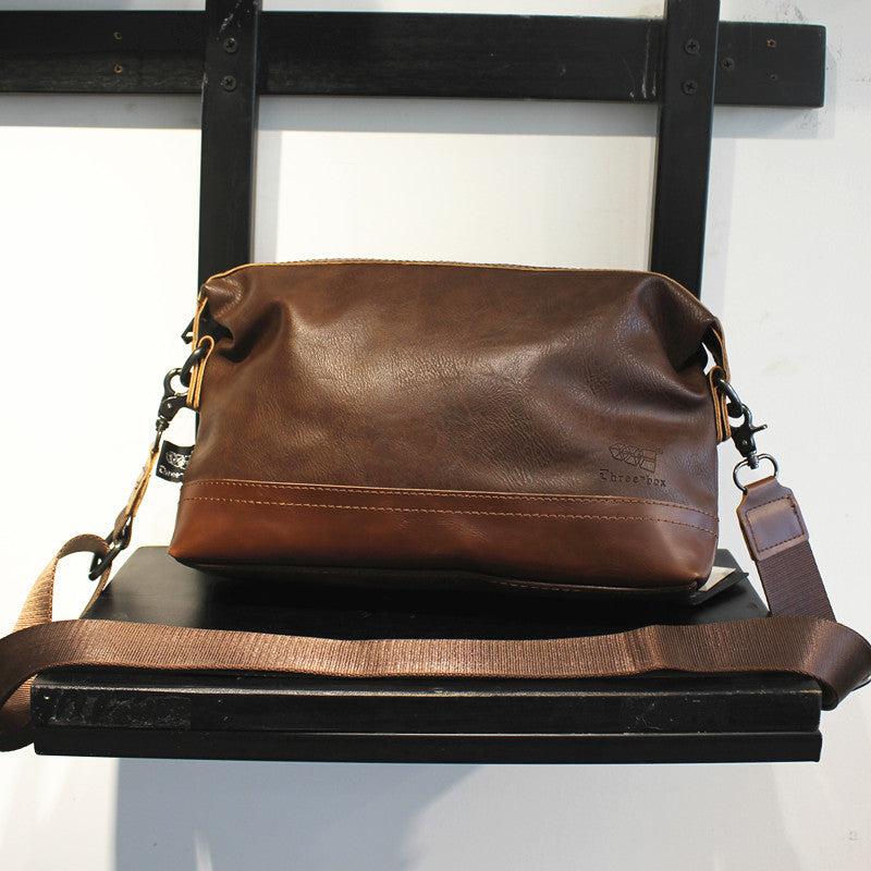 Faux Leather Crossbody Bag