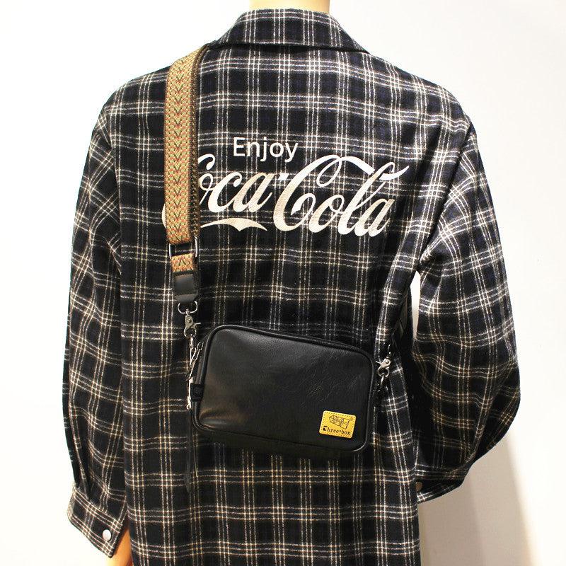 Faux Leather Crossbody Bag