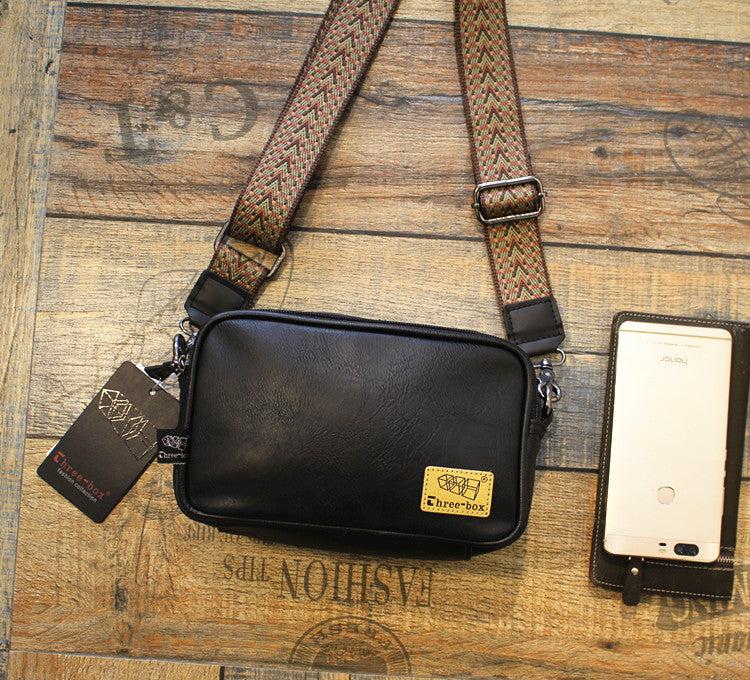 Faux Leather Crossbody Bag