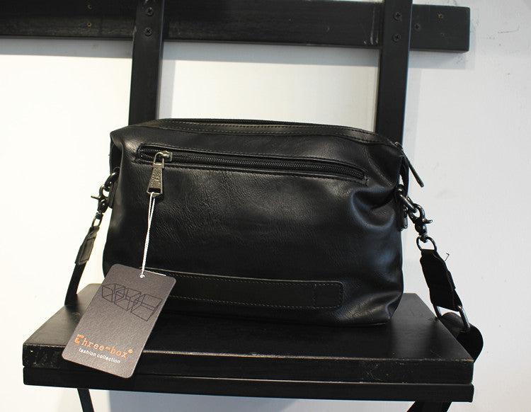 Faux Leather Crossbody Bag