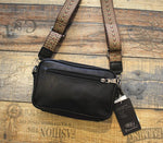 Faux Leather Crossbody Bag
