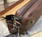 Faux Leather Crossbody Bag