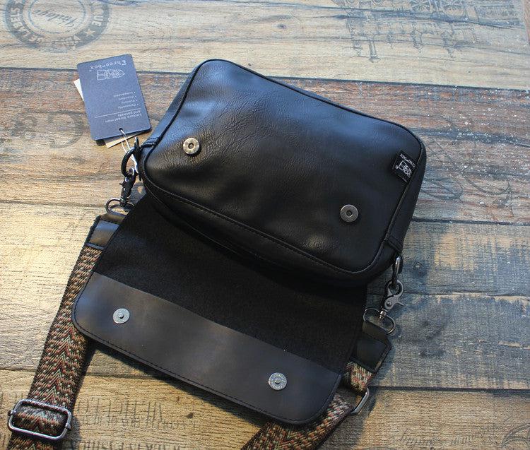 Faux Leather Crossbody Flap Bag
