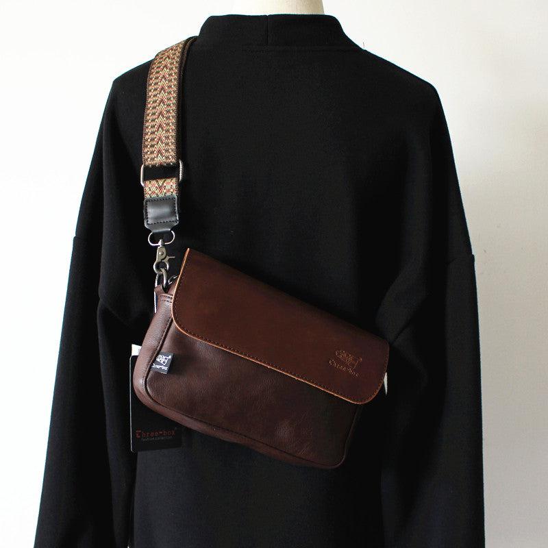 Faux Leather Crossbody Flap Bag