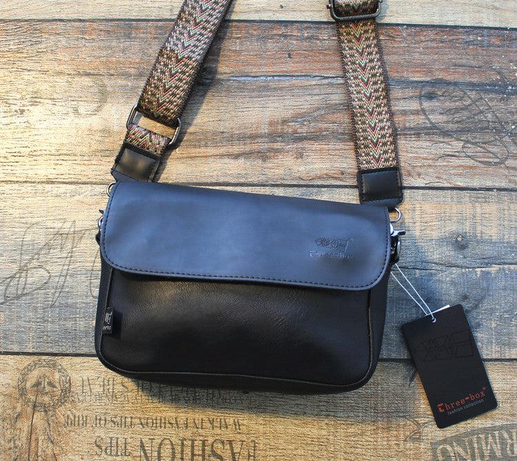 Faux Leather Crossbody Flap Bag