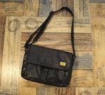 Faux Leather Crossbody Travel Bag