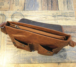 Faux Leather Crossbody Travel Bag