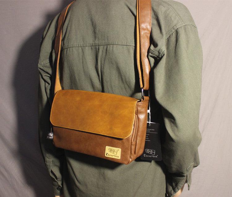 Faux Leather Flap Bag