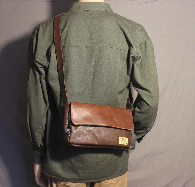 Faux Leather Flap Bag