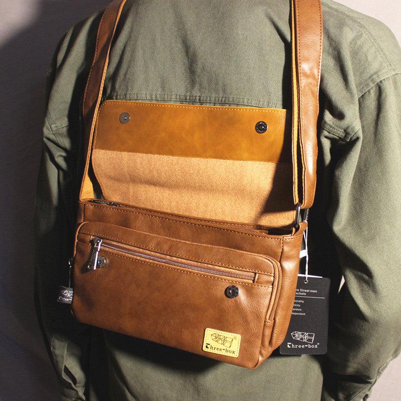 Faux Leather Flap Bag