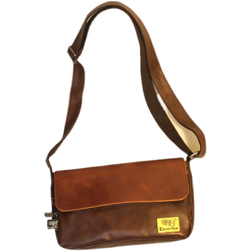 Faux Leather Flap Bag