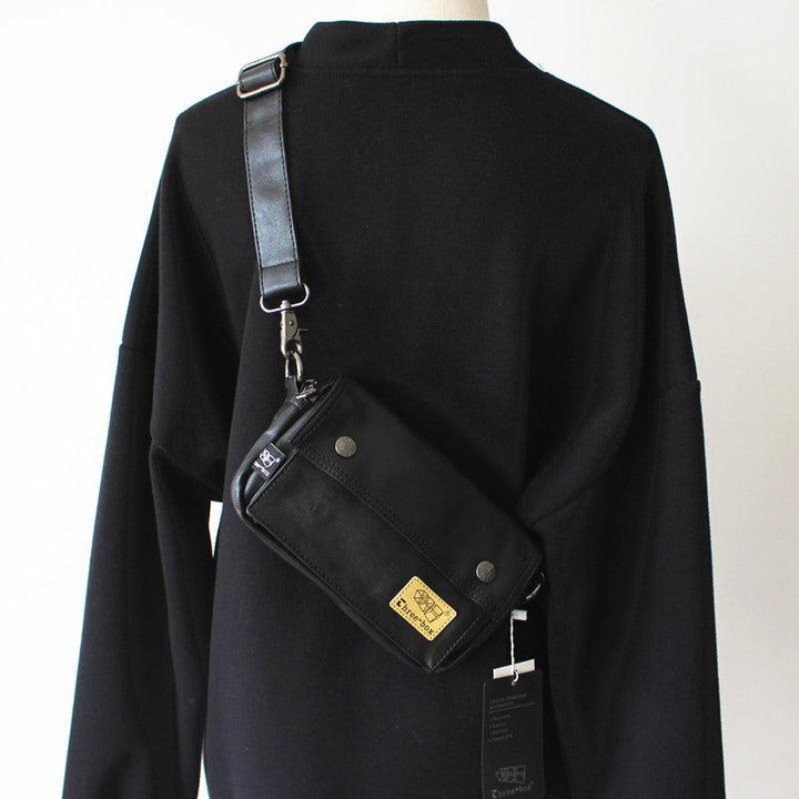 Faux Leather Flap Crossbody Bag