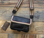 Faux Leather Messenger Bag