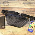 Faux Leather Plaid Hobo Bag