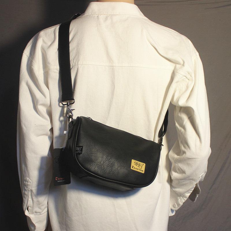 Faux Leather Shoulder Bag